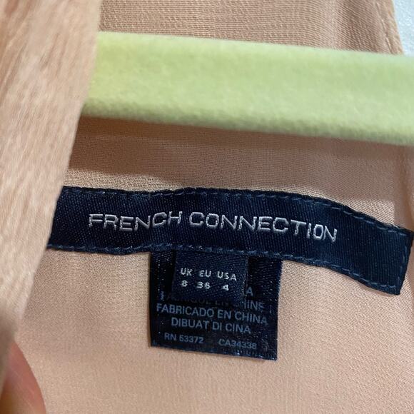 French Connection Intimate Pink Spell On You Maxi Dress Sz 4 - Picture 5 of 13